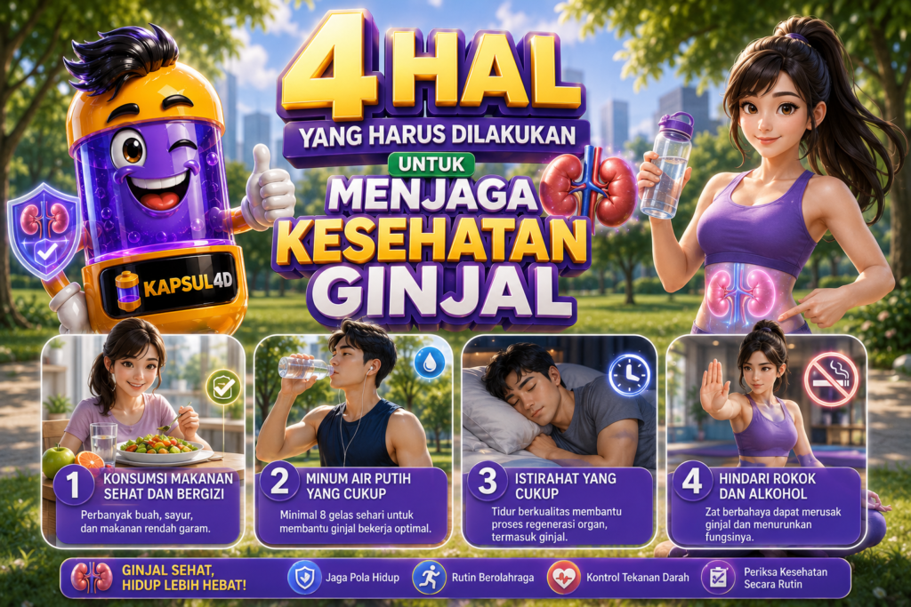 4 HAL YANG HARUS DILAKUKAN UNTUK MENJAGA KESEHATAN GINJAL