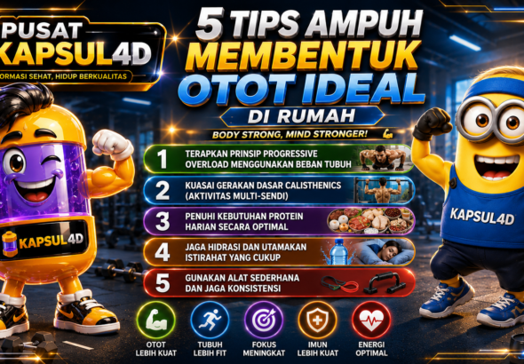 5 TIPS AMPUH MEMBENTUK OTOT IDEAL DI RUMAH - PUSAT KAPSUL4D