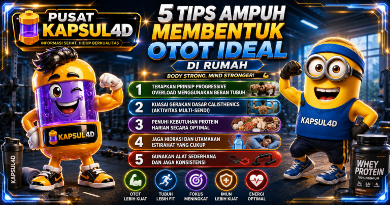 5 TIPS AMPUH MEMBENTUK OTOT IDEAL DI RUMAH - PUSAT KAPSUL4D