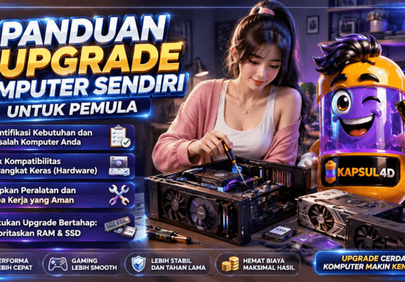 4 PANDUAN UPGRADE KOMPUTER SENDIRI UNTUK PEMULA