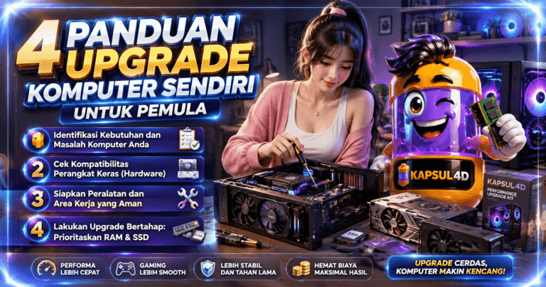 4 PANDUAN UPGRADE KOMPUTER SENDIRI UNTUK PEMULA