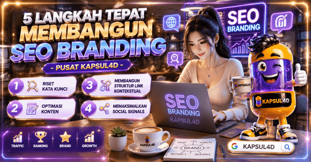 5 LANGKAH TEPAT BANGUN SEO BRANDING PUSAT KAPSUL4D