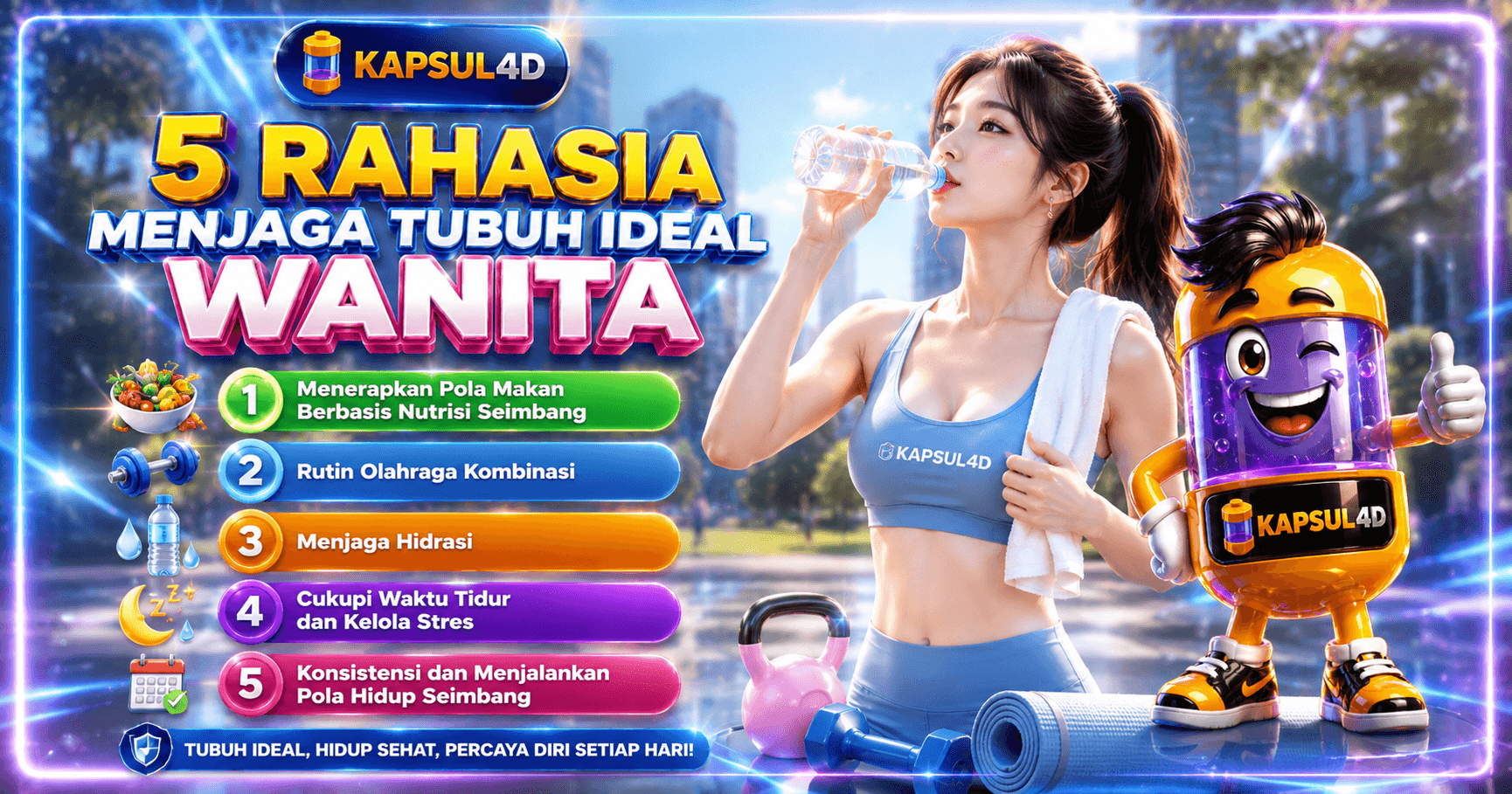 5 RAHASIA JAGA TUBUH IDEAL - PUSAT KAPSUL4D