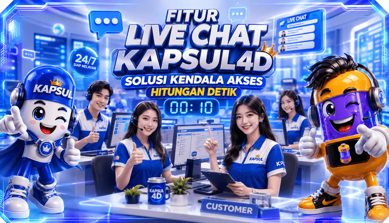 Fitur Live Chat Kapsul4D