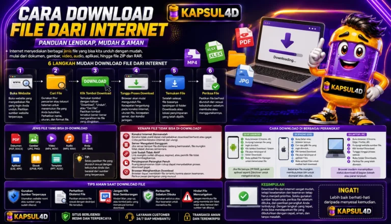 PANDUAN DOWNLOAD FILE DARI INTERNET