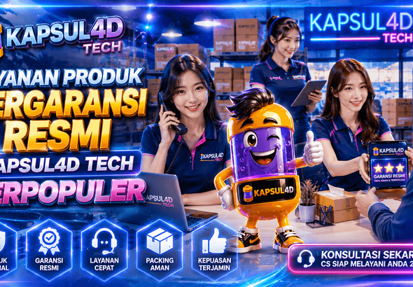 Layanan Produk Bergaransi Resmi KAPSUL4D TECH Terpopuler