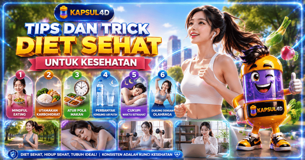 TIPS DAN TRICK DIET SEHAT - PUSAT KAPSUL4D